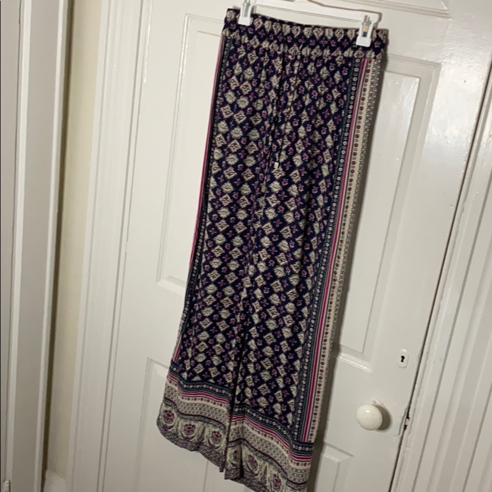 Patterned flowy pants - Picture 3 of 8
